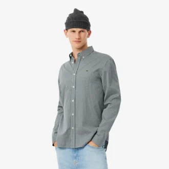 Herenoverhemd met geruite print, regular fit