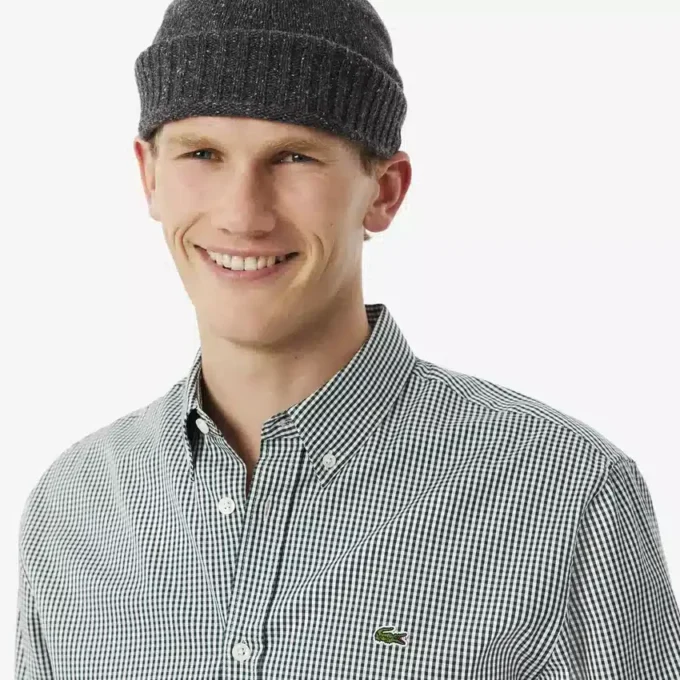 Herenoverhemd met geruite print, regular fit