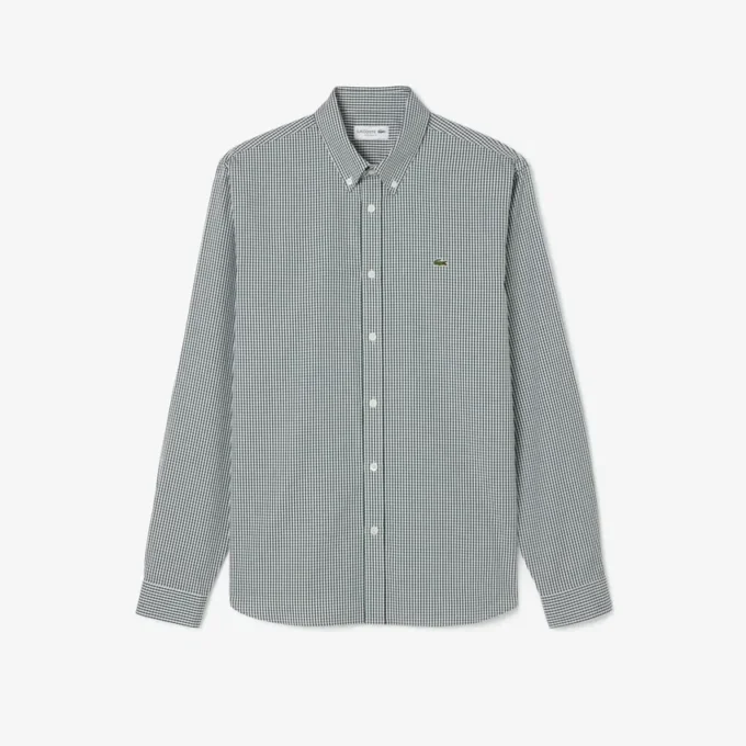 Herenoverhemd met geruite print, regular fit