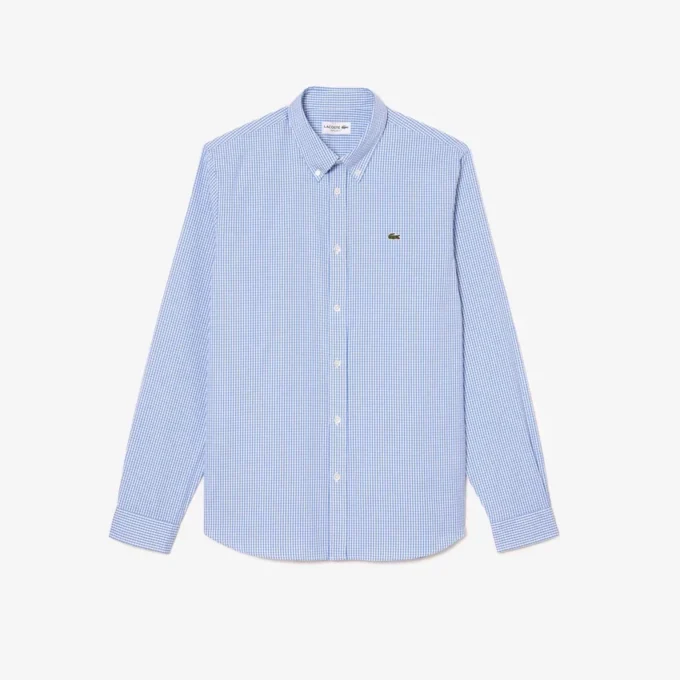 Herenoverhemd met geruite print, regular fit