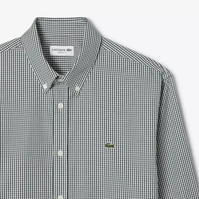 Herenoverhemd met geruite print, regular fit