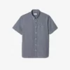 Herenoverhemd met korte mouwen en normale pasvorm in gingham