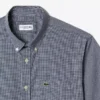 Herenoverhemd met korte mouwen en normale pasvorm in gingham