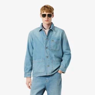 Herenoverhemd van zwaar katoenen denim