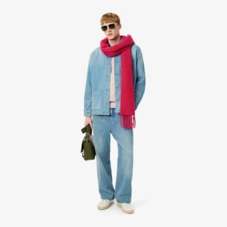 Herenoverhemd van zwaar katoenen denim