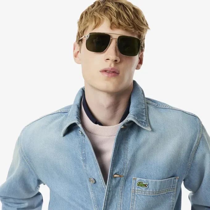 Herenoverhemd van zwaar katoenen denim