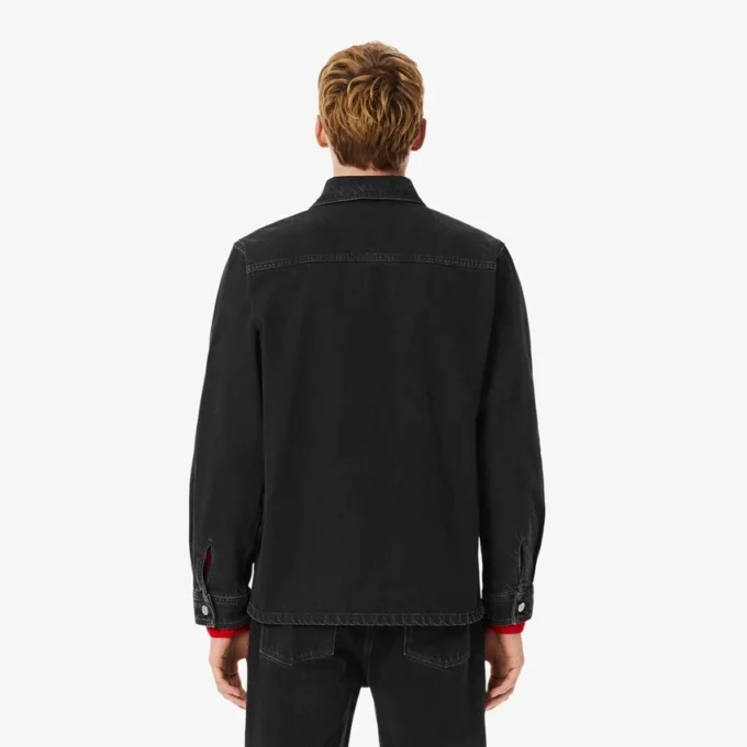 Herenoverhemd van zwaar katoenen denim