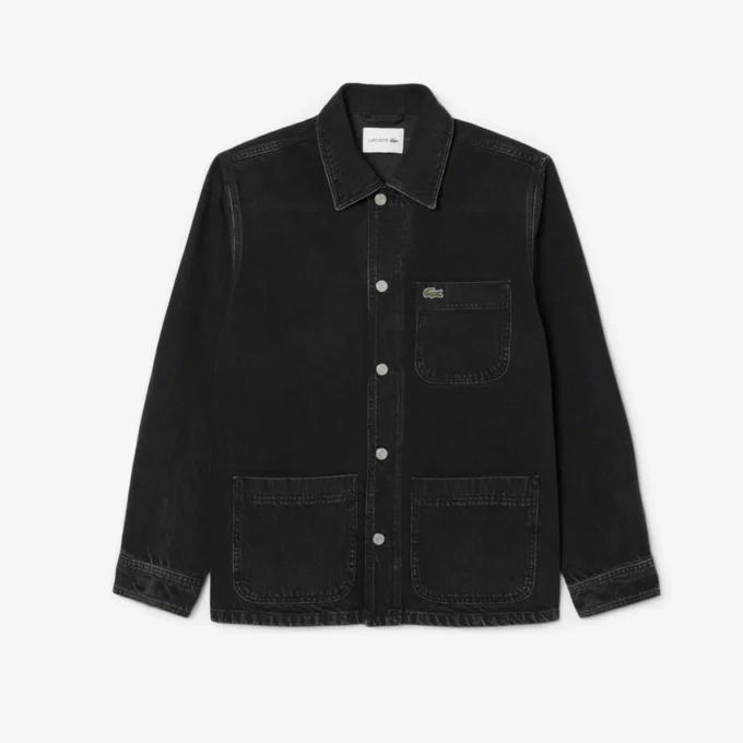 Herenoverhemd van zwaar katoenen denim