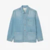 Herenoverhemd van zwaar katoenen denim