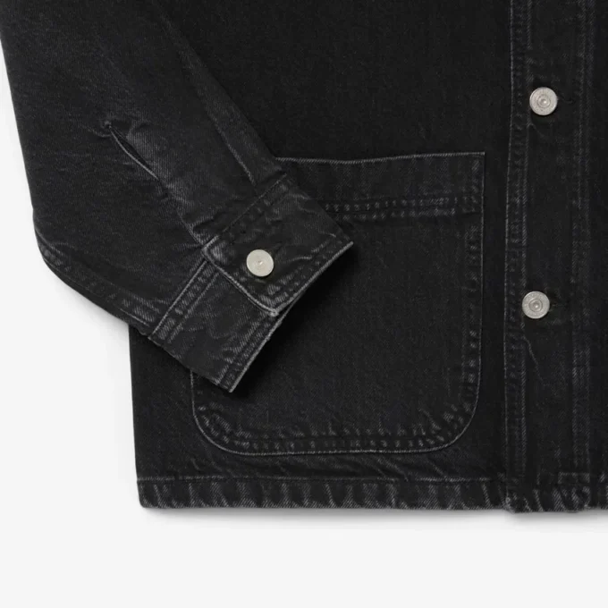 Herenoverhemd van zwaar katoenen denim