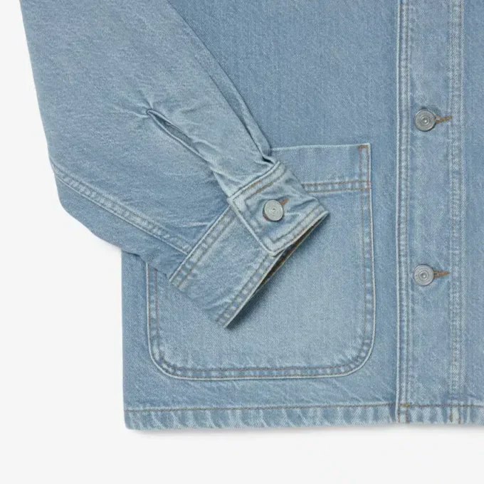 Herenoverhemd van zwaar katoenen denim
