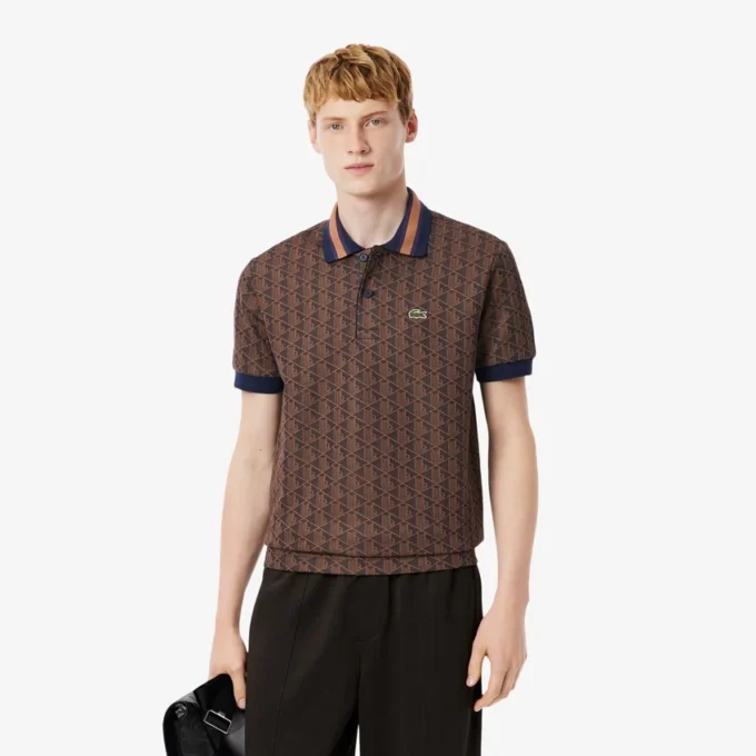 Herenpolo’s met klassieke pasvorm en monogram