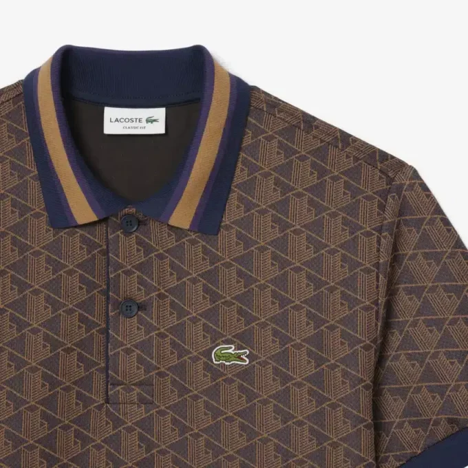 Herenpolo’s met klassieke pasvorm en monogram