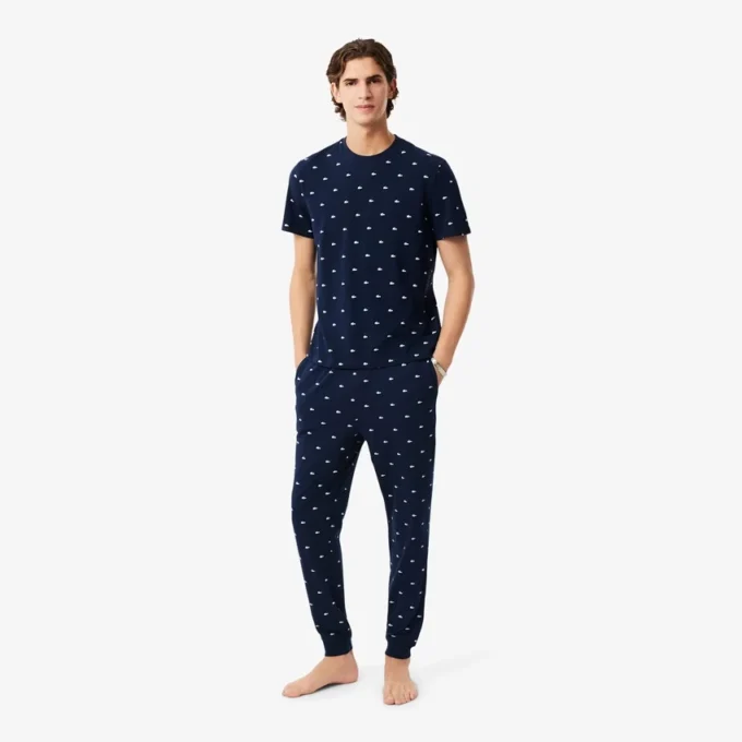 Herenpyjama met print