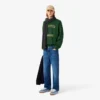 Herensweatshirt van fleece met Heritage-borduursel