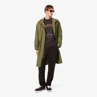 Herensweatshirt van fleece met Heritage-borduursel