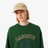 Herensweatshirt van fleece met Heritage-borduursel