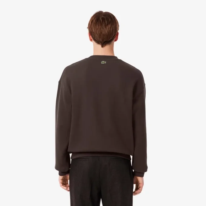 Herensweatshirt van fleece met Heritage-borduursel