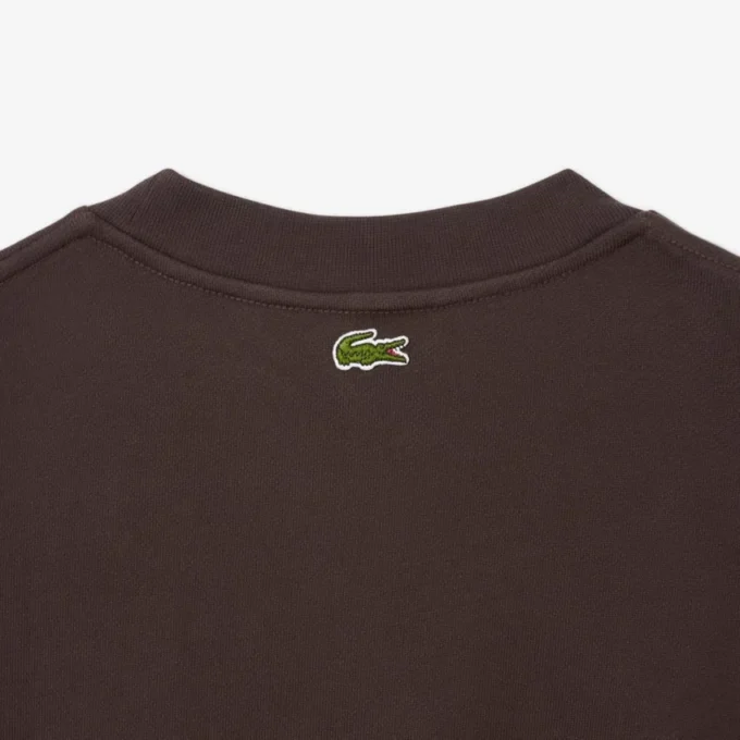 Herensweatshirt van fleece met Heritage-borduursel