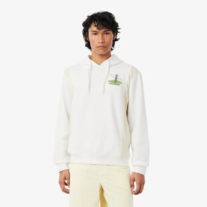Hoodie met golfprint