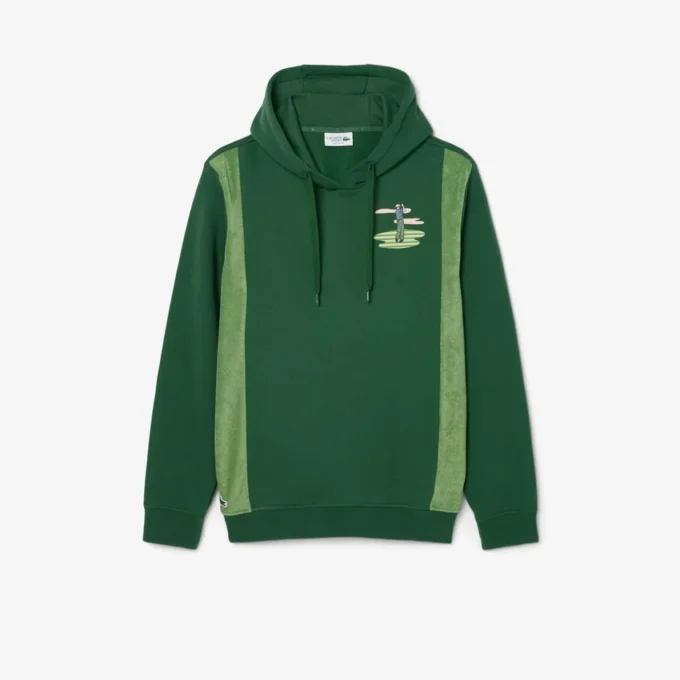 Hoodie met golfprint