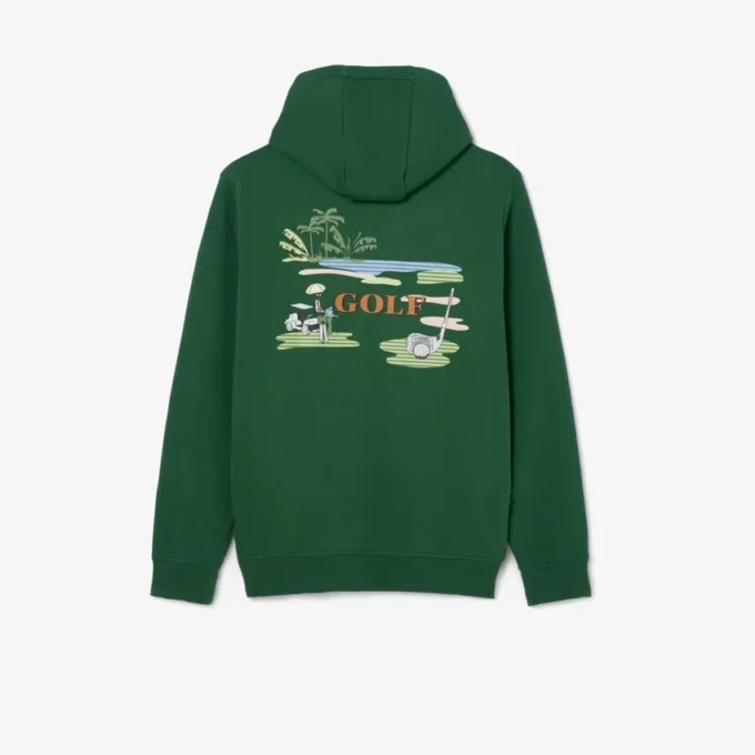 Hoodie met golfprint