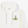 Hoodie met golfprint