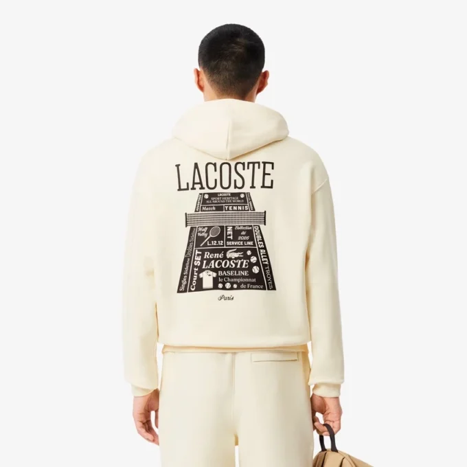 Hoodie met losse pasvorm en print