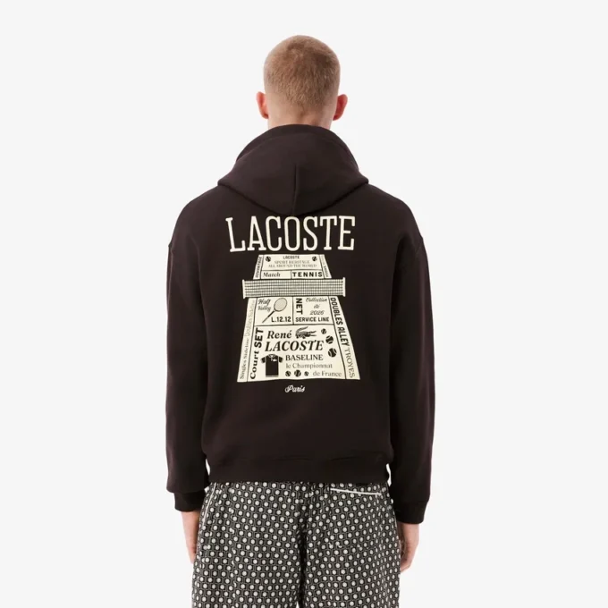 Hoodie met losse pasvorm en print