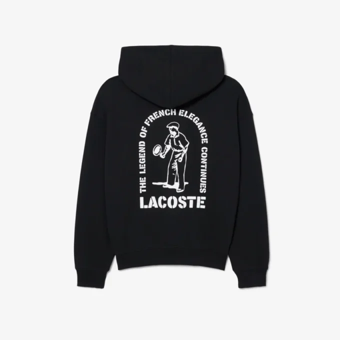 Hoodie met losse pasvorm en print