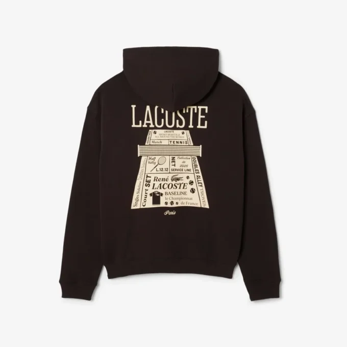 Hoodie met losse pasvorm en print