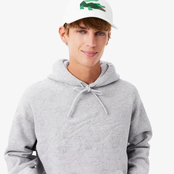 Hoodie met print en relaxte pasvorm voor heren