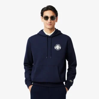 Hoodie met print voor heren, met motief van Tennis