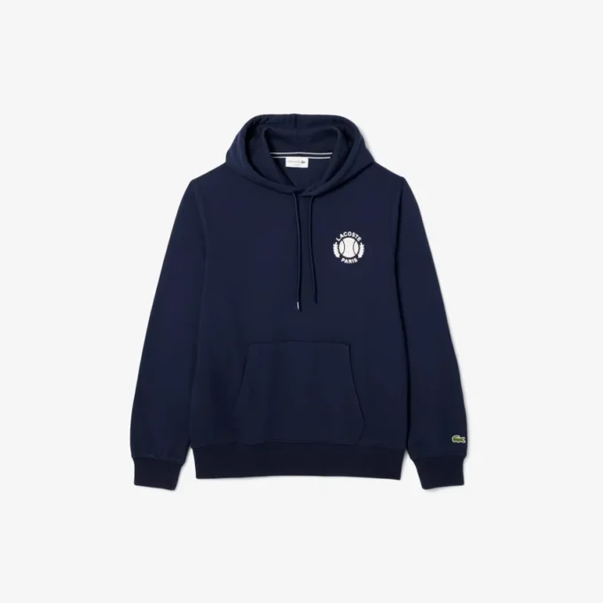 Hoodie met print voor heren, met motief van Tennis