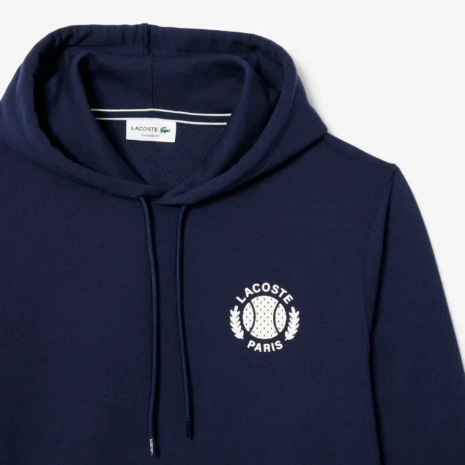 Hoodie met print voor heren, met motief van Tennis