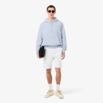 Hoodie met reliëflogo