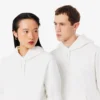 Hoodie met reliëflogo