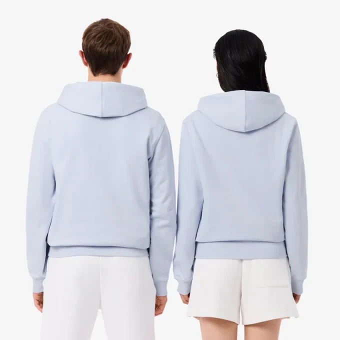 Hoodie met reliëflogo