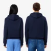 Hoodie met reliëflogo
