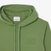 Hoodie met reliëflogo