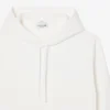 Hoodie met reliëflogo