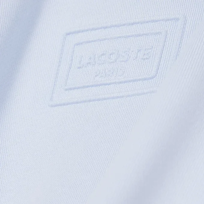 Hoodie met reliëflogo