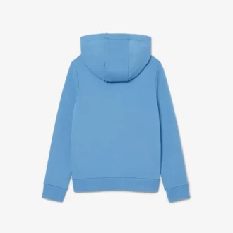 Hoodie met rits en kleurblokken