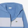 Hoodie met rits en kleurblokken