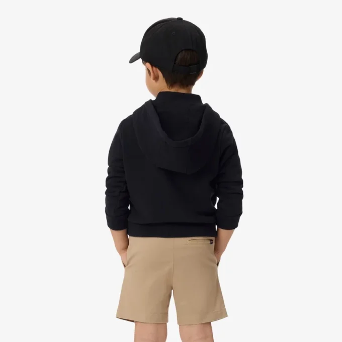Hoodie met rits en kleurblokken