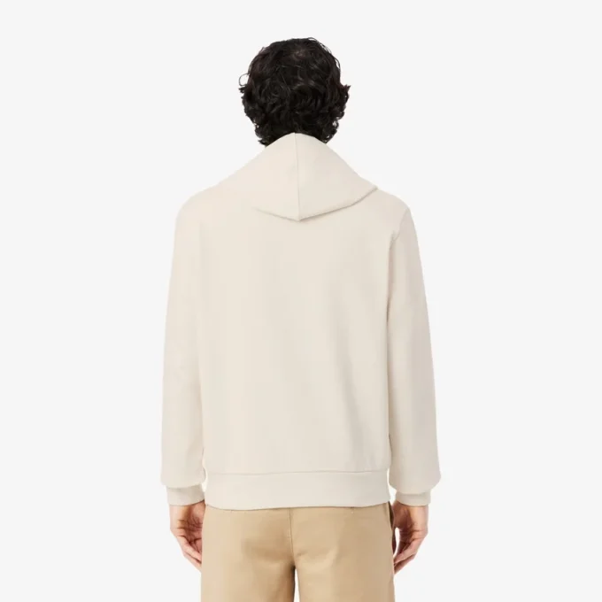 Hoodie met rits en kleurblokken