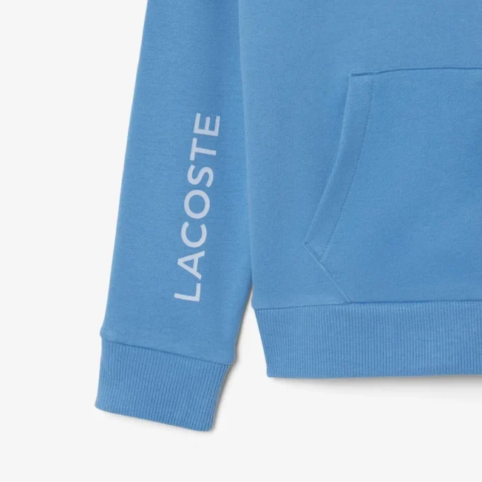 Hoodie met rits en kleurblokken