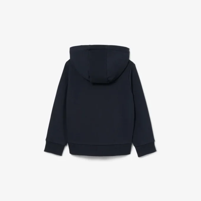 Hoodie met rits en kleurblokken
