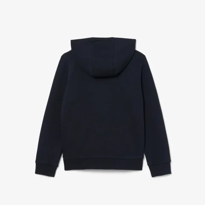 Hoodie met rits en kleurblokken