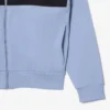 Hoodie met rits en kleurblokken